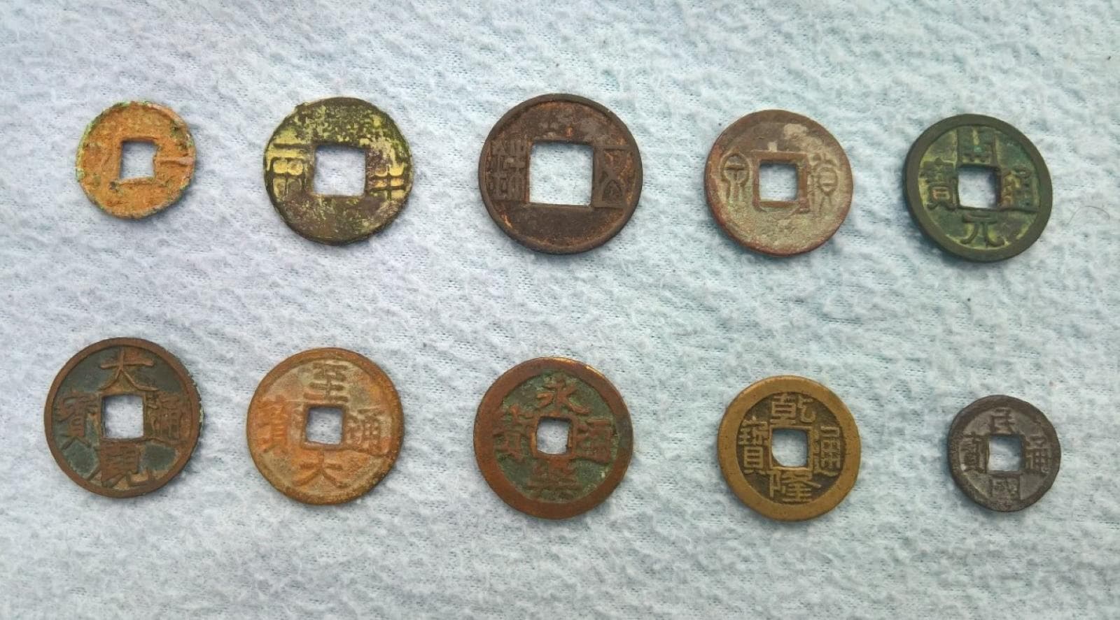 Kaiyuan Tongbao coins
