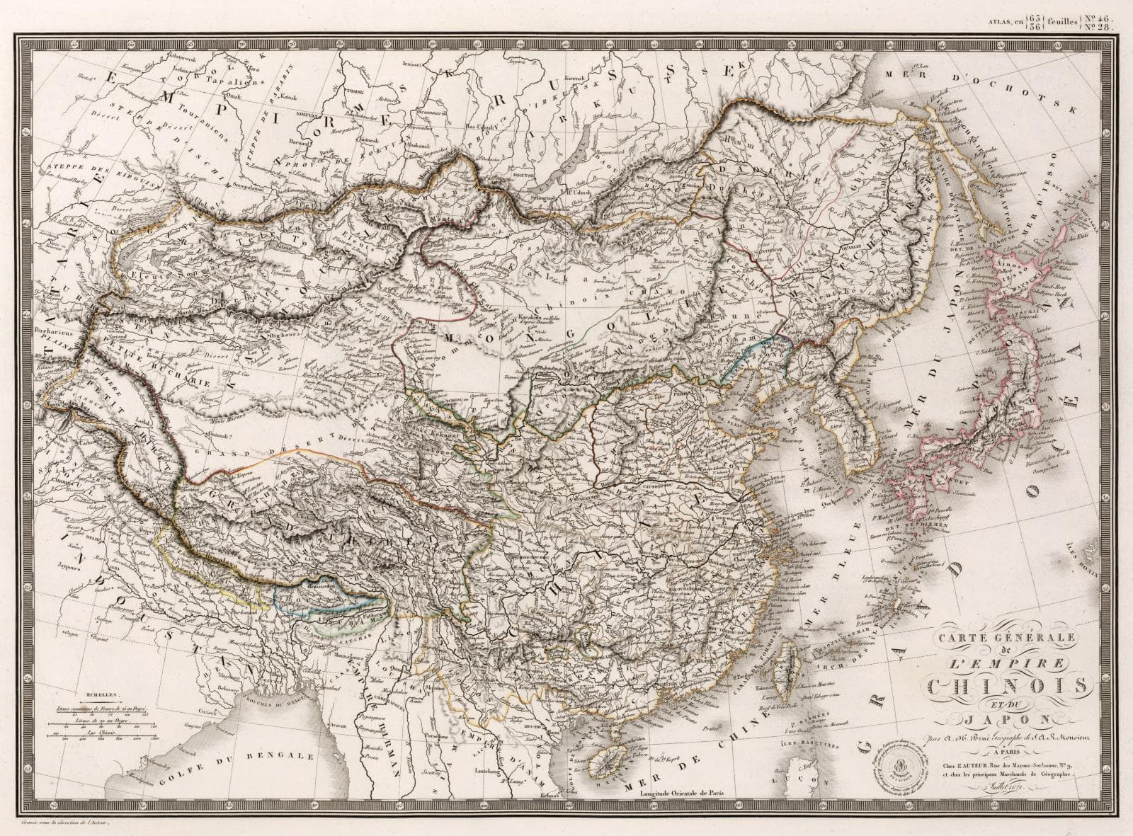 Map of the Qing Empire in 1790