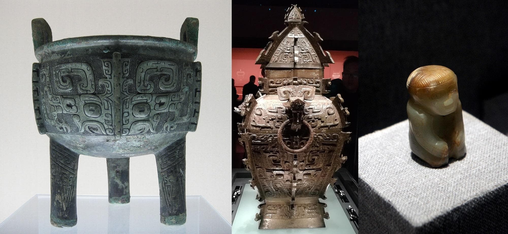 Artwork and artifacts from the Shang Dynasty