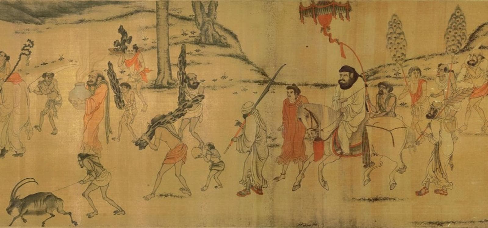 Portraits of Periodical Offering of Tang by Yan Liben